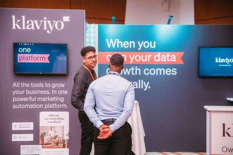 Klaviyo Networking Booth