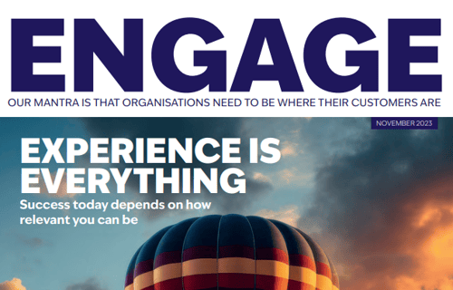 Engage Customer Magazine Cover